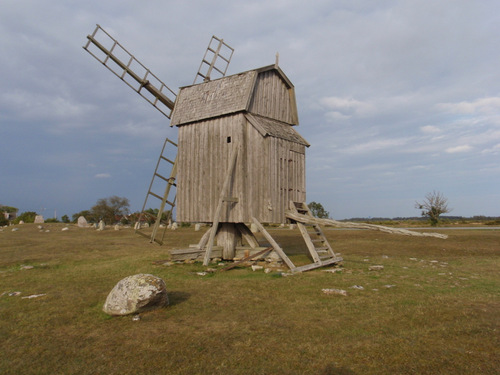 Windmills of &Ouml;land Island.